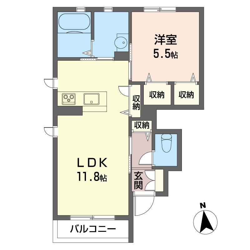 プラジエール Ⅰ 101号-6