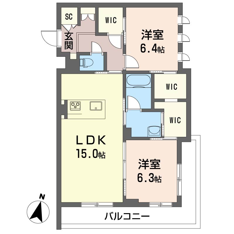 グランシャレ　セカンド 201号-15