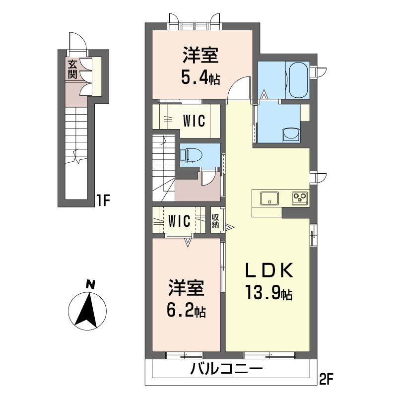 ラランエール南 201号-16