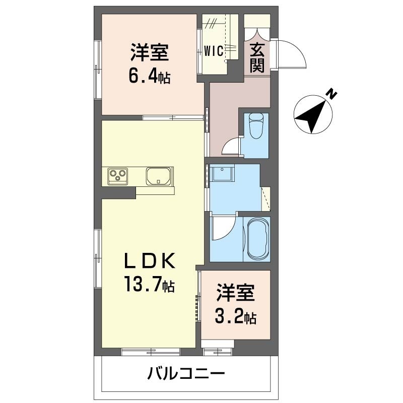 ヴェルジェ・ミリュー 201号-15