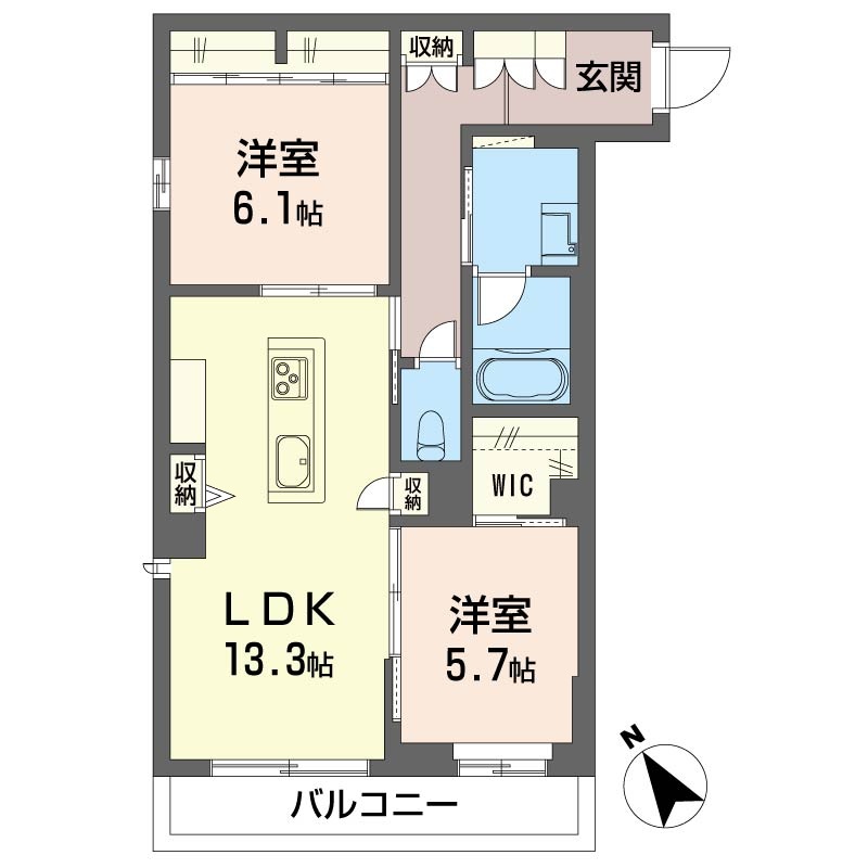 エフローレ東越谷リヴ・ゴーシュ203-2