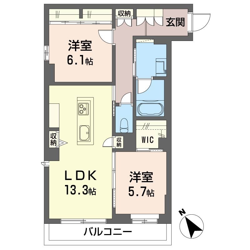 エフローレ東越谷リヴ・ゴーシュ303-2