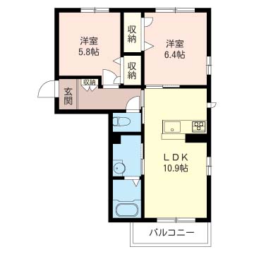 トレアモーレ　Ａ 303号-16