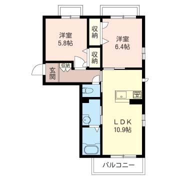 グリーンフィールド　Ⅲ 303号-6