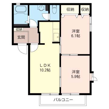 グランガルデ　Ｂ 202号-6