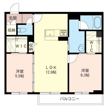 ザ　ヴィラ　シックス　Ａ202-2