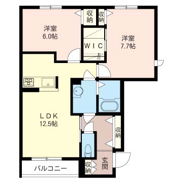シエル・ヴェールＡ 103号-16