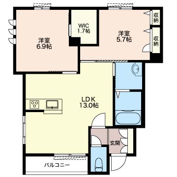 ラメゾン・ボヌール　Ｂ 101号-16