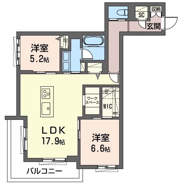 ウィステリア所沢301-2