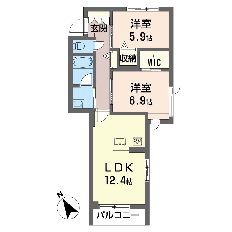 シャーメゾン　フォレスタ201-2