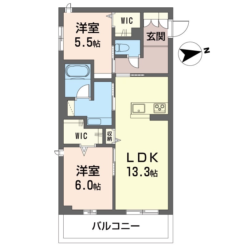 グレーヌ 202号-6