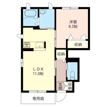 プレジール若葉 105号-6