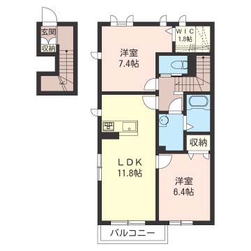 ヴィラ　ポルトＣ201-2