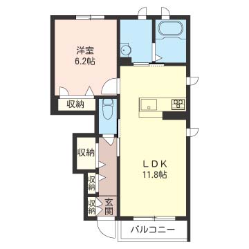 カーサ　カスターニャＣ 101号-16