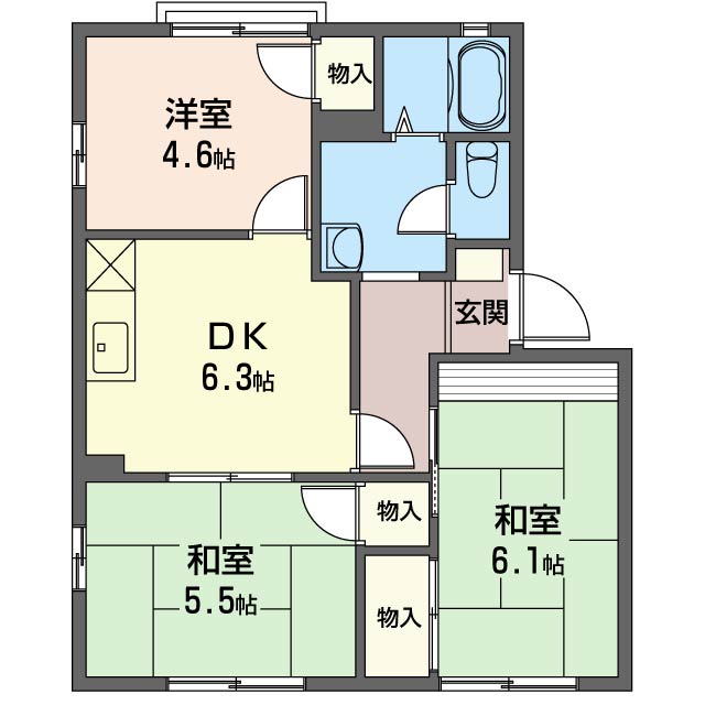 ラヴェールタウン Ⅰ 101号-4
