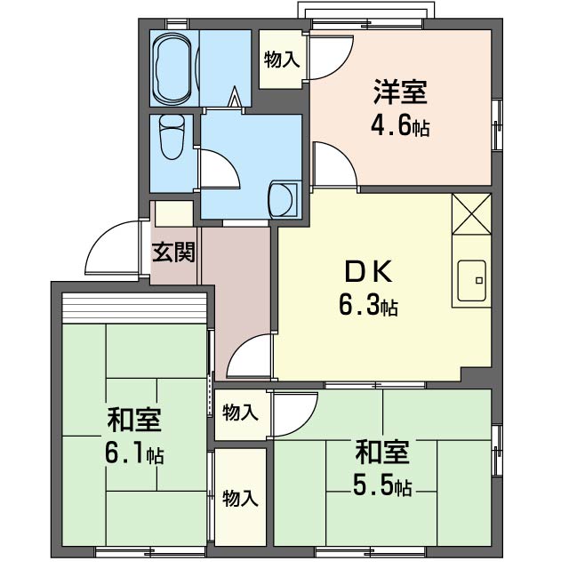 ラヴェールタウン Ⅱ 102号-15