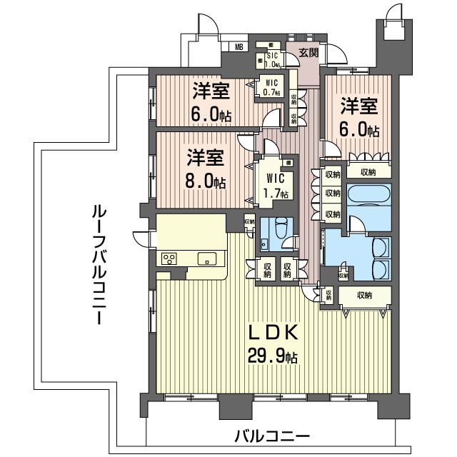 デュオヒルズ新所沢駅前１５０１号室1501-2
