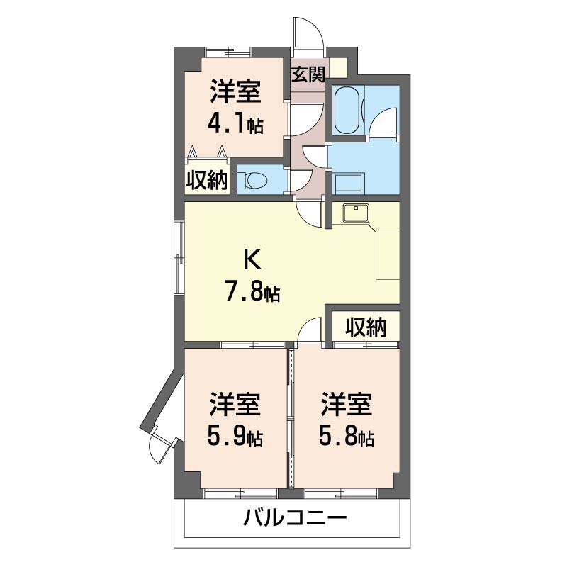 ライフルマンション303-2