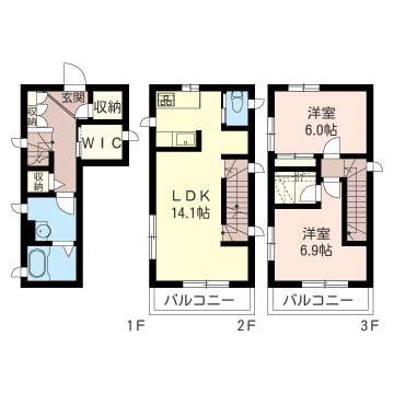 ＭＡＳＴさいたま新都心３階建 101号-16