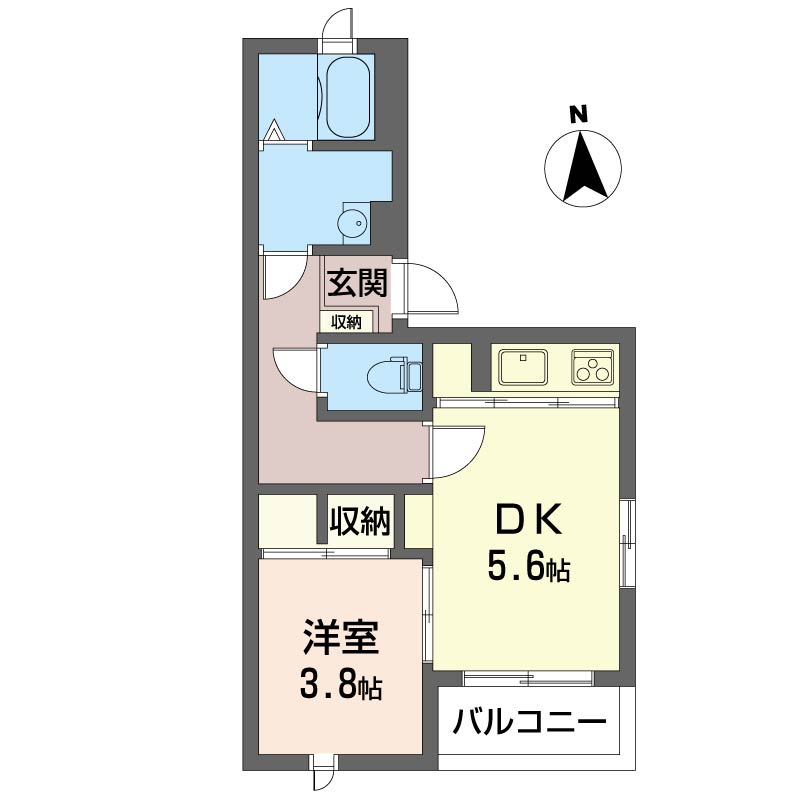 グランドール壱番館301-2