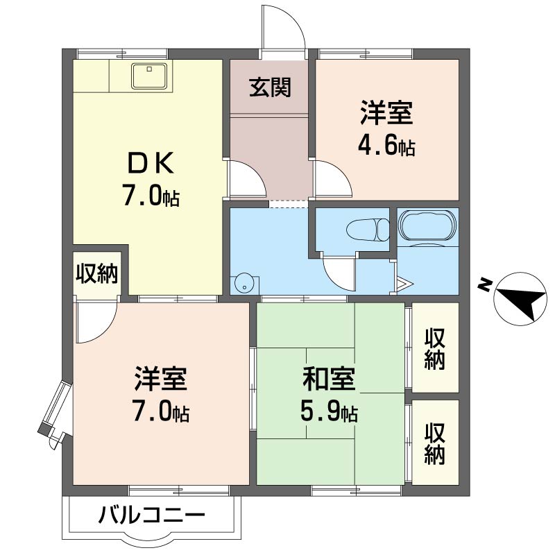 ガーデンシティ 東川口 B 203号-16