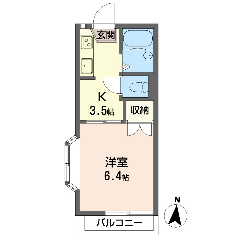 フローラル　姫宮　Ⅱ201-2
