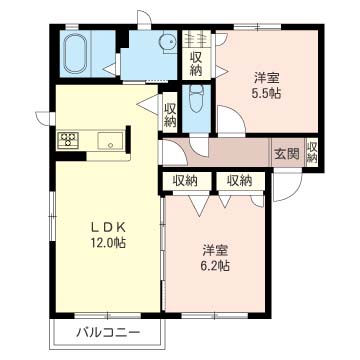 ミルティーユ弐番館101-2