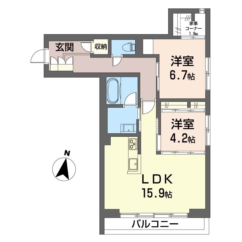 グランレーヴ宮原 203号-15