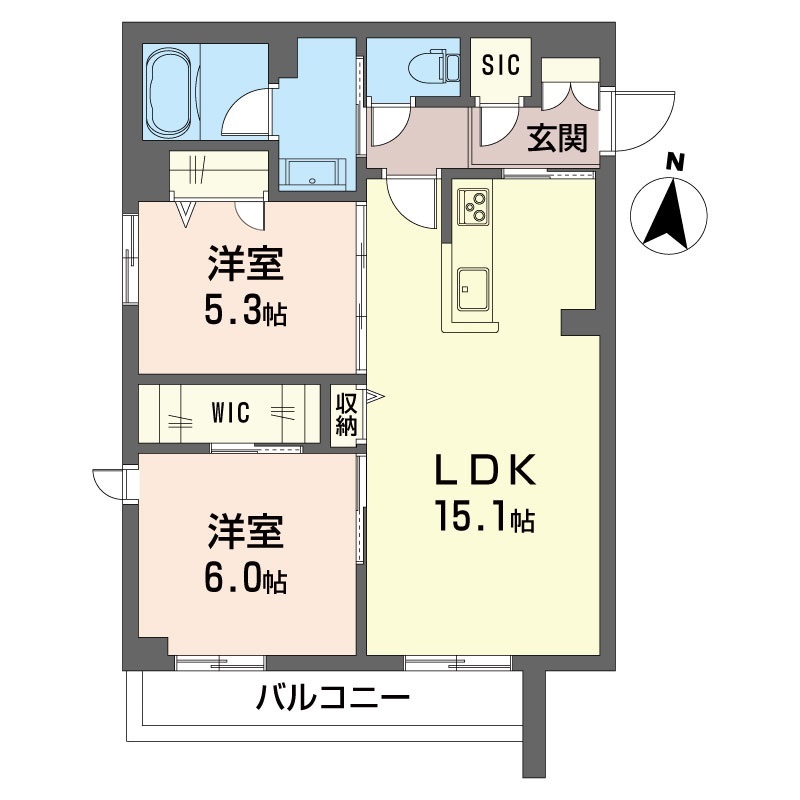 サンクチュアリ櫛引 101号-15