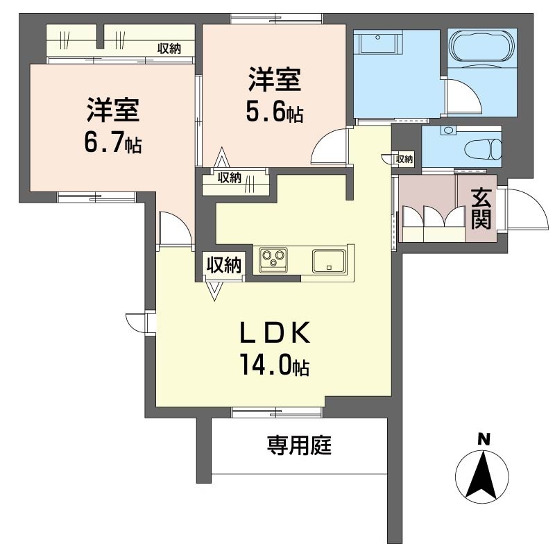 ホシノハウスⅡ 101号-15