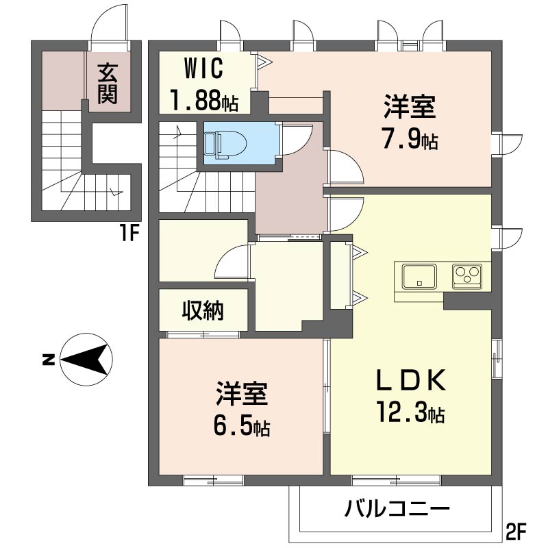 フォンターナ六番館202-2