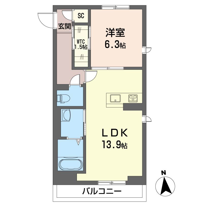 カーサ ローザ 203号-16