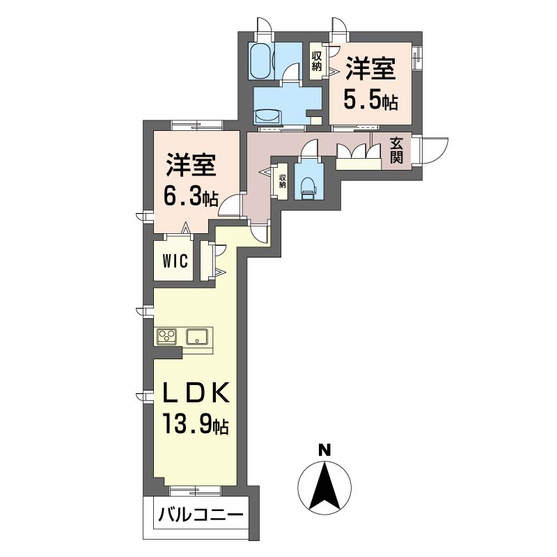 ル・ソレイユ・ルヴァン 301号-6