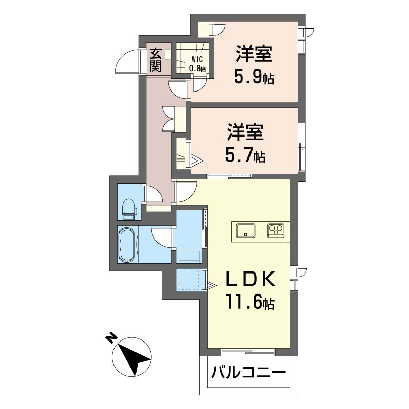 ミルフルール 301号-16