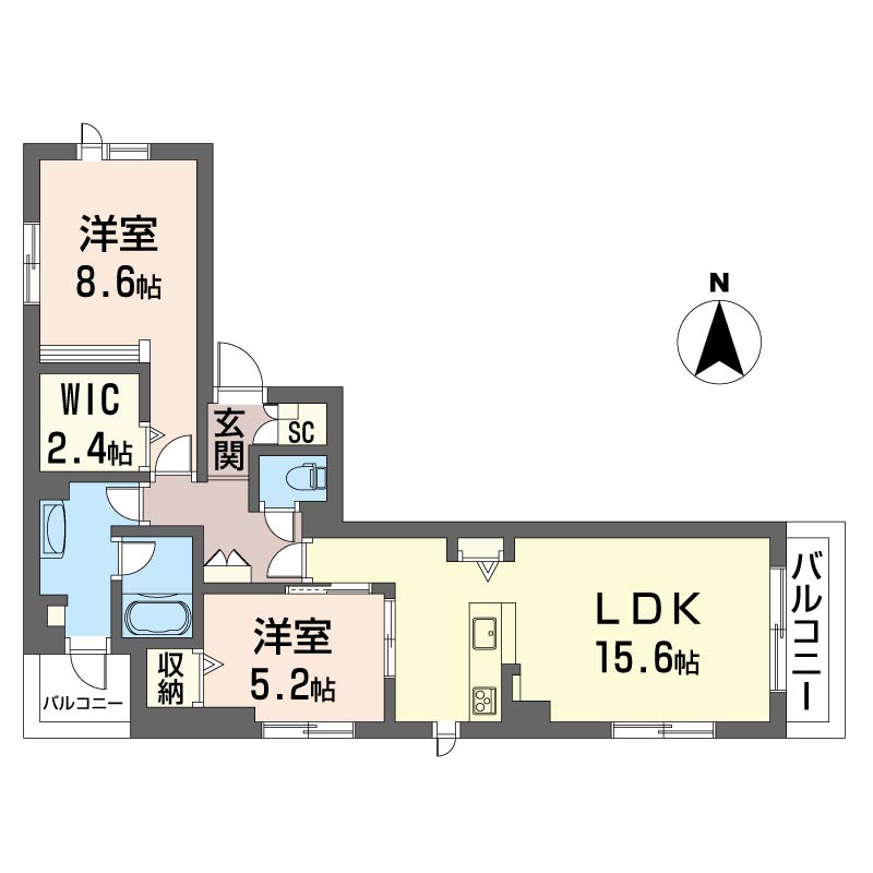 アヴェニール 調の杜 201号-16