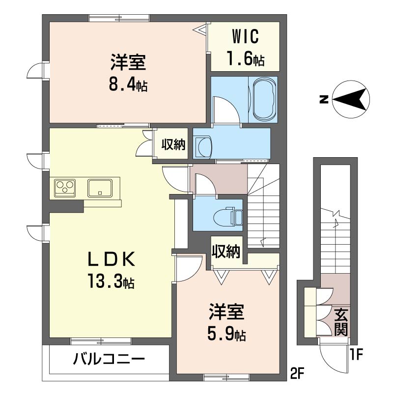 ハピネスルーム サクラ 203号-5