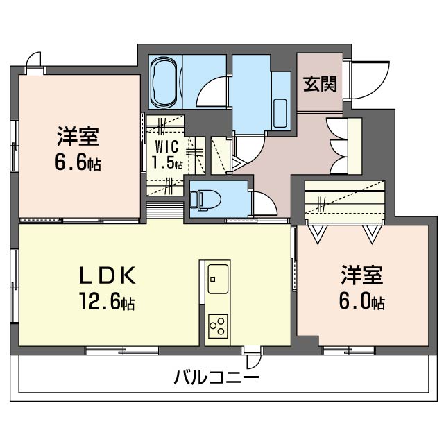 ベレオ　ヴィラ　リーブス東川口302-2