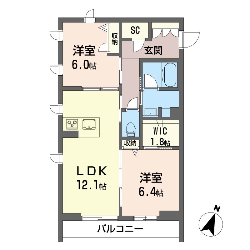 プランドール桜102-2