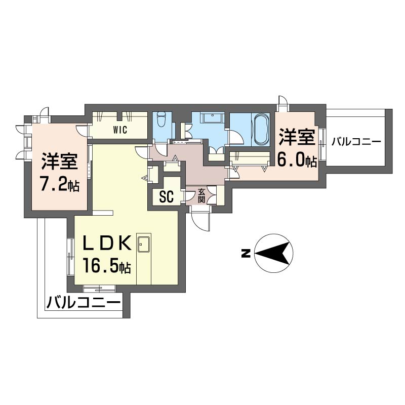 ウィズプラス浦和美園　ウエスト　Ａ棟 205号-16
