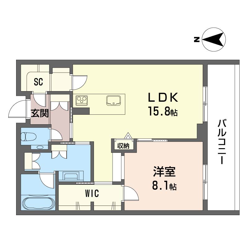 ウィズプラス浦和美園　ウエスト　Ａ棟302-2