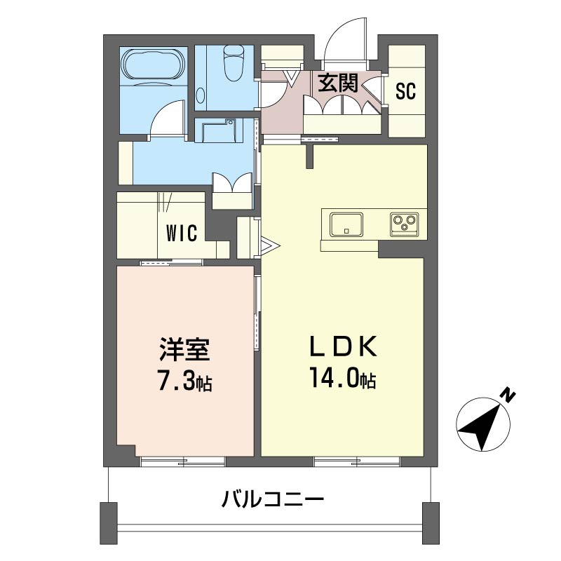 ウィズプラス浦和美園 ウエスト C棟 202号-16