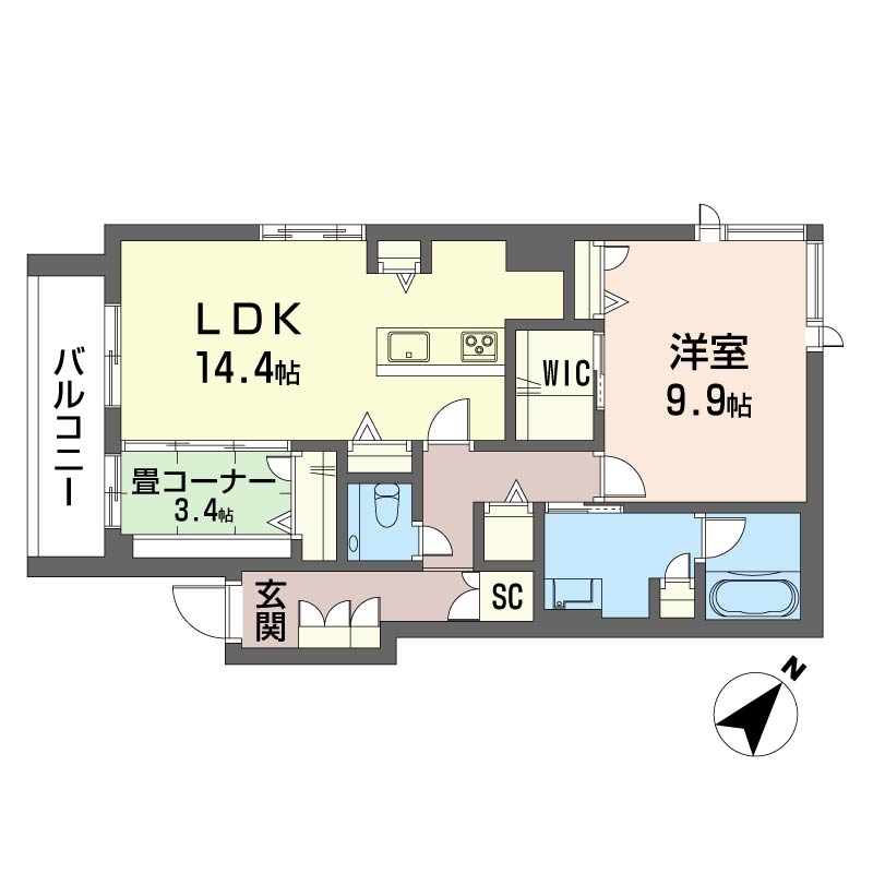 ウィズプラス浦和美園 ウエスト C棟 305号-16