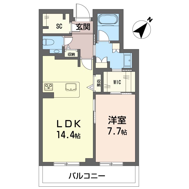 ウィズプラス浦和美園 ウエスト D棟 103号-16
