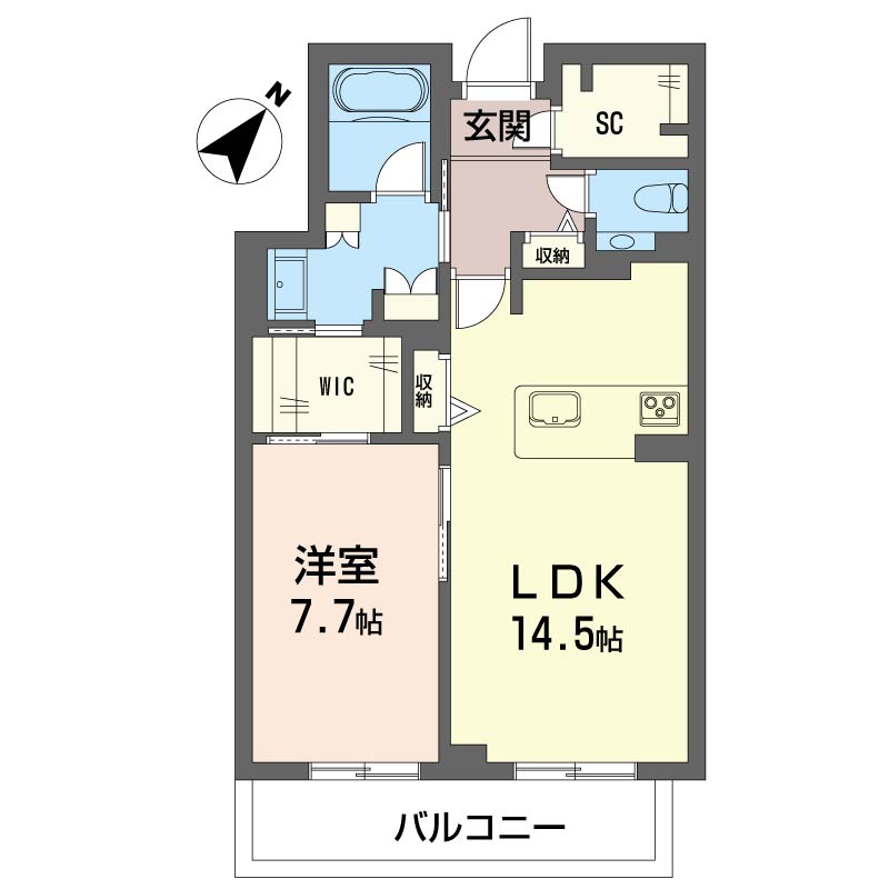 ウィズプラス浦和美園　ウエスト　Ｄ棟 104号-16