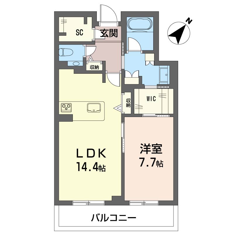 ウィズプラス浦和美園 ウエスト D棟 203号-16