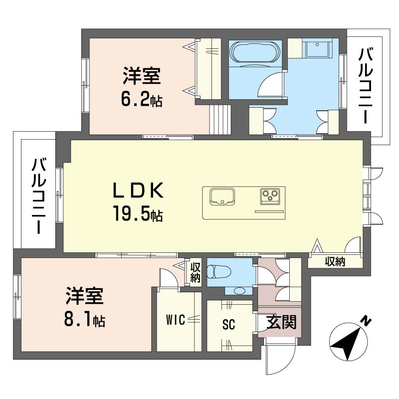 ウィズプラス浦和美園 ウエスト D棟 301号-16