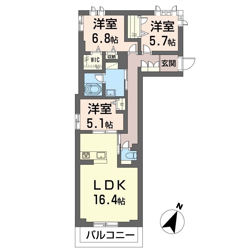 シャーメゾン カスガ 301号-16