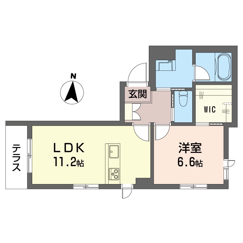 クレストタウン常盤 101号-15