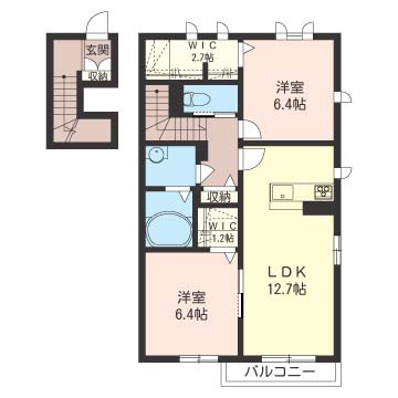 メゾン　ドゥ　ボヌール　Ｂ 201号-6