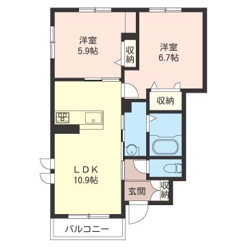 グリナージュ　羽沢101-2